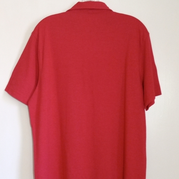 Izod red polo shirt men size large - Picture 9 of 10